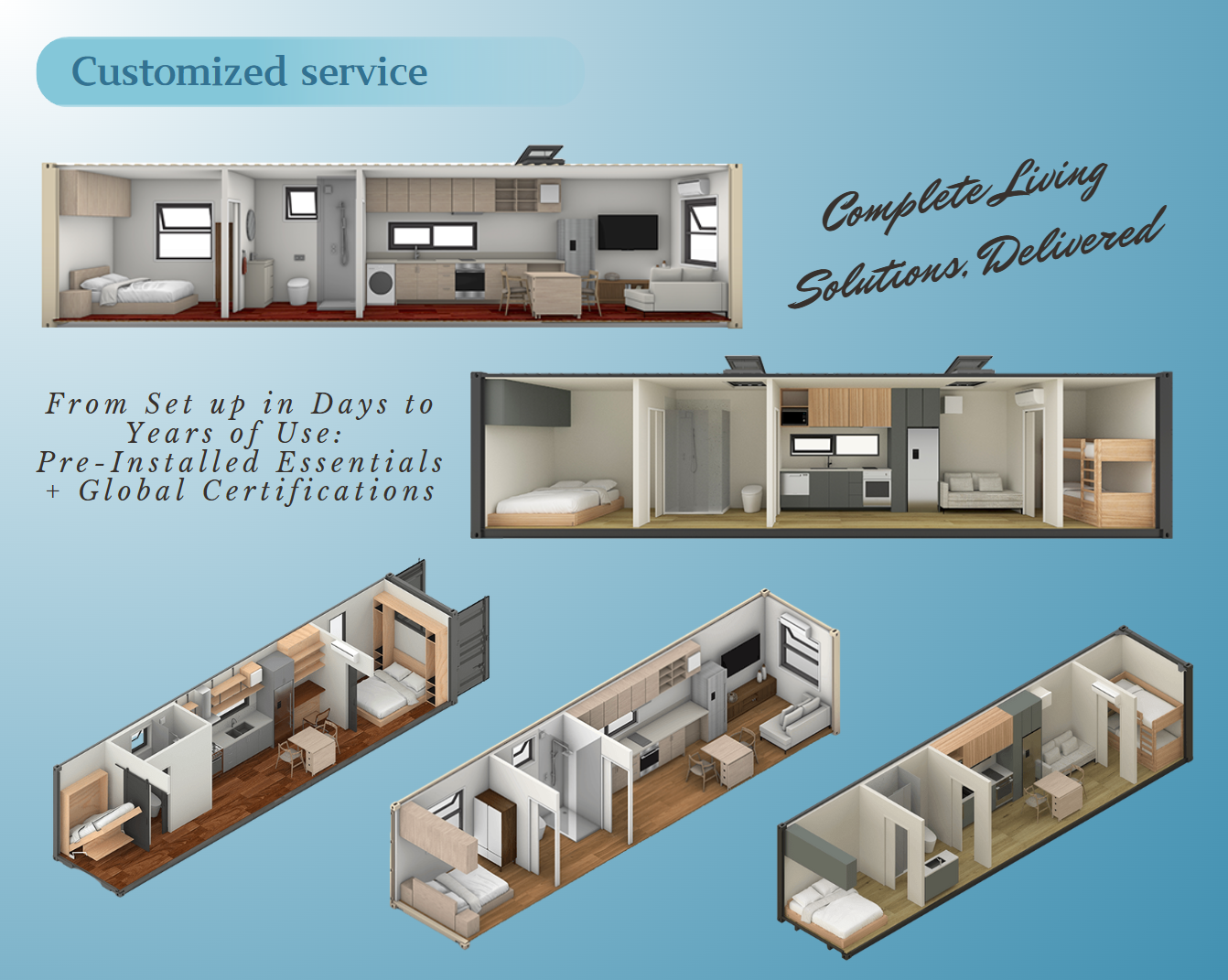 Easy-Install Flat Pack Container House for Outdoor Living Easy-Install Flat Pack Container House for Outdoor Living