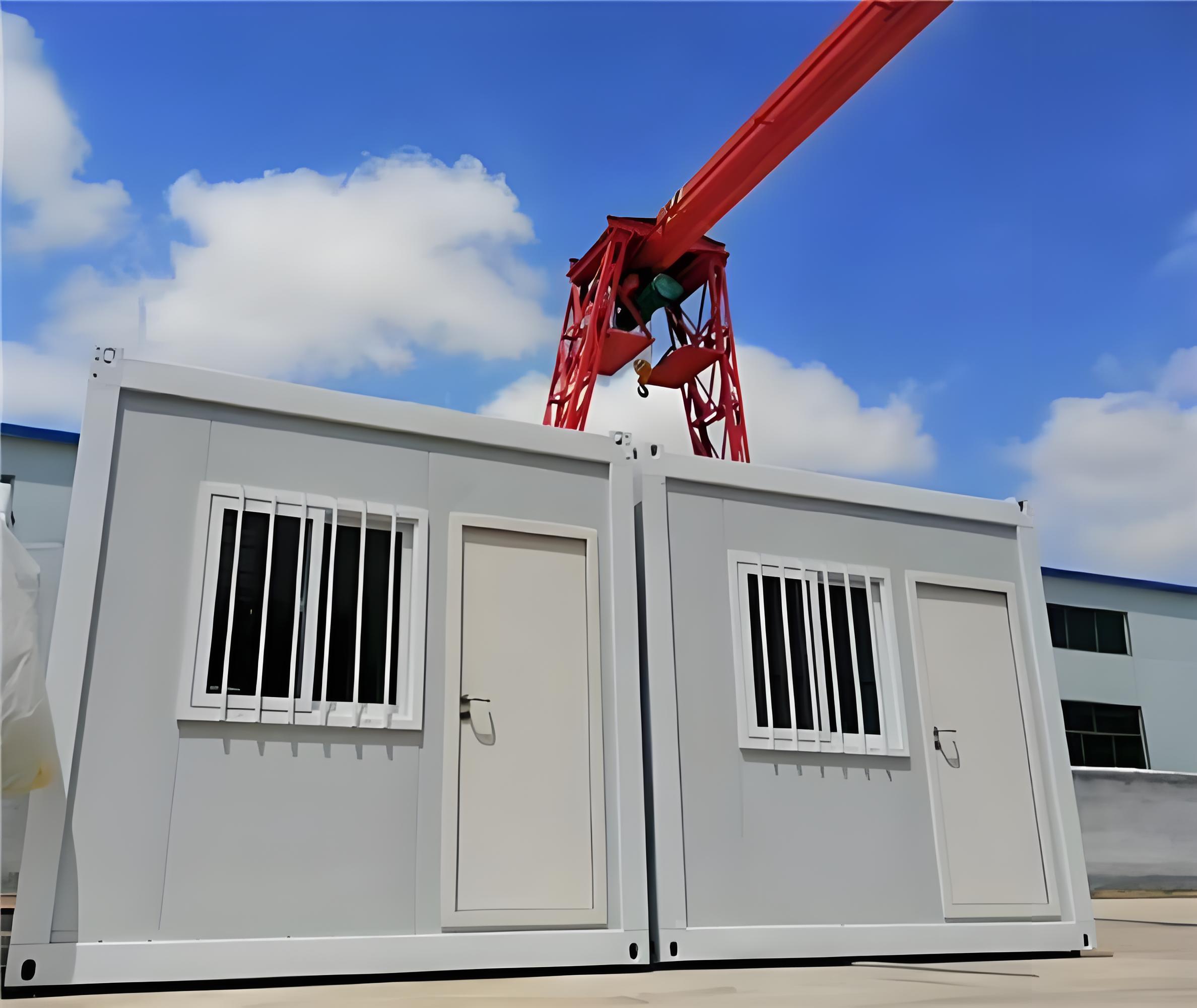 Flat Pack Prefab Modular Container House for Office School Cabin Camp Shelter