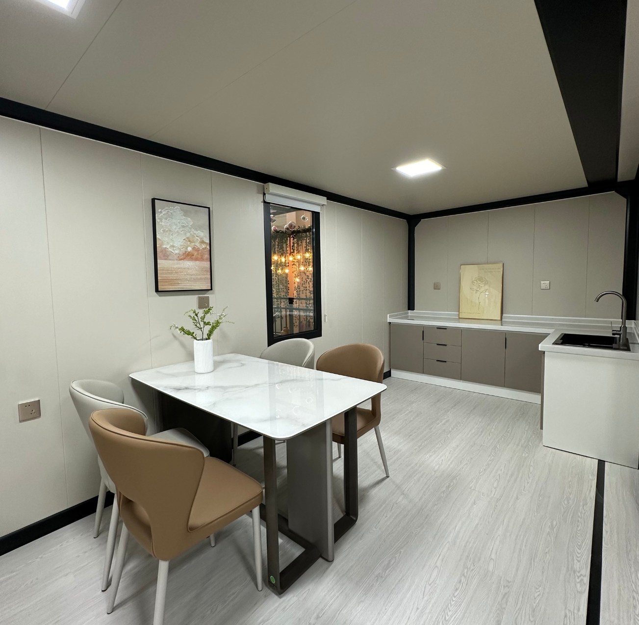 Expandable Container House Installation